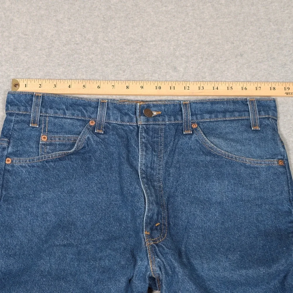 Vintage Levi's 517 Orange Tab Jean Mens 38x31 High Rise Straight Leg USA 90's